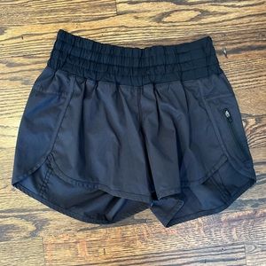 Lululemon black shorts - thick elastic waistband